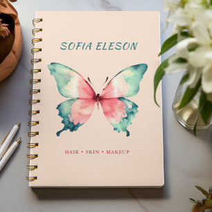 Girl Blush Pink Aquarellblume Termin Planer