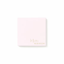 Girl Blush Pink Minimalistisches Monogramm