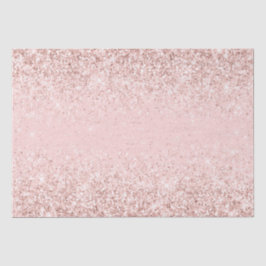 Girl Blush Pink Sparkle Glitzer Seidenpapier