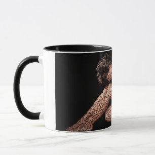 Girl Body Abstrakte Girl-Modell Tasse