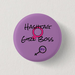 Girl Boss Button