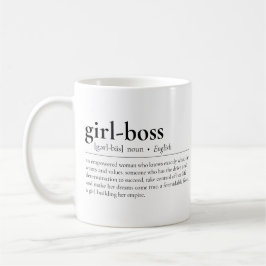 Girl-Boss Definition Modernes Girl Boss Office Kaffeetasse