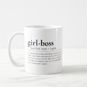 Girl-Boss Definition Modernes Girl Boss Office Kaffeetasse