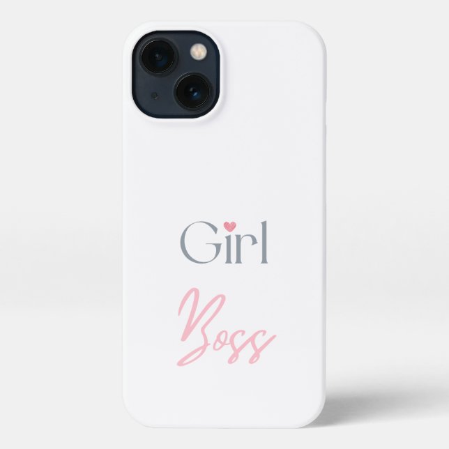 Girl Boss Design iPhone Case Geschenk iPhone Hülle (Rückseite)