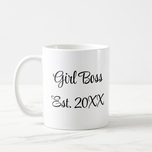 Girl Boss Est. Kaffeetasse (Links)