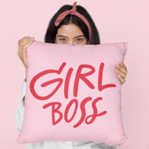 Girl Boss Fette Typografie Rot & Rosa Feminine