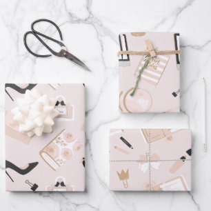 Girl Boss Geschenkpapier Set
