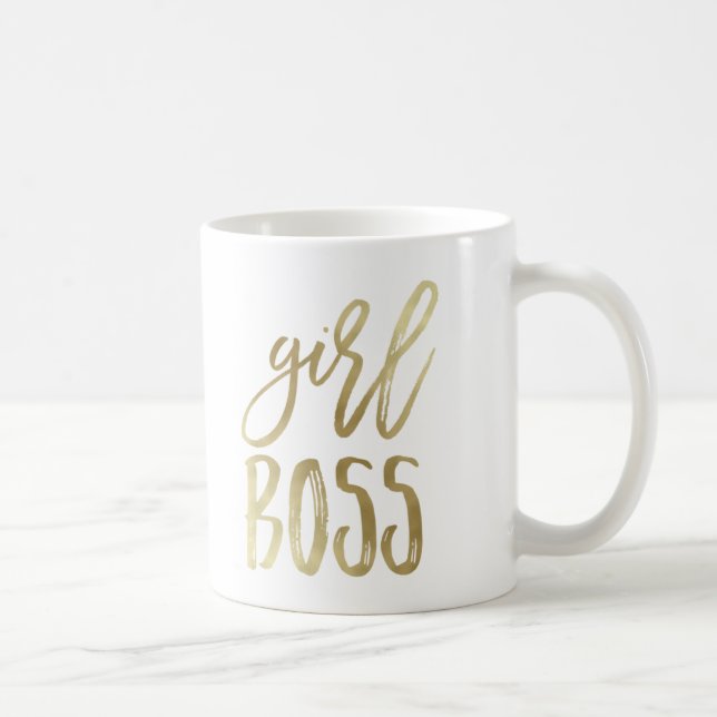 Girl Boss | Gold Coffee Tasse (Rechts)