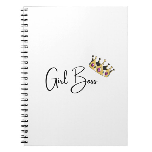 Girl Boss Notizbuch Notizblock (Vorderseite)