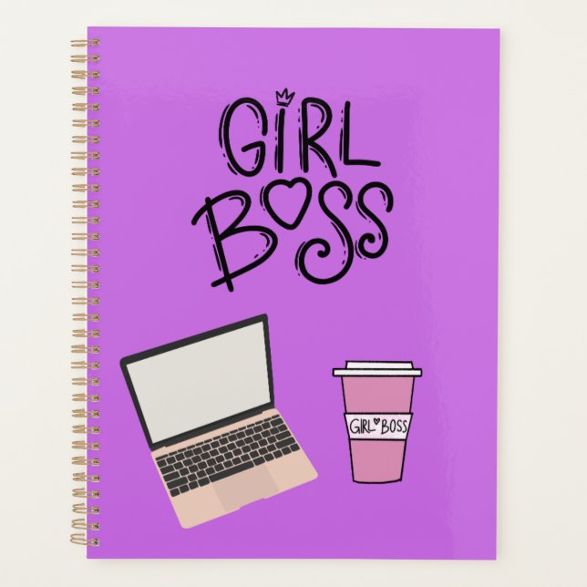 Girl Boss Planner mit Hardcover Planer (Vorderseite)