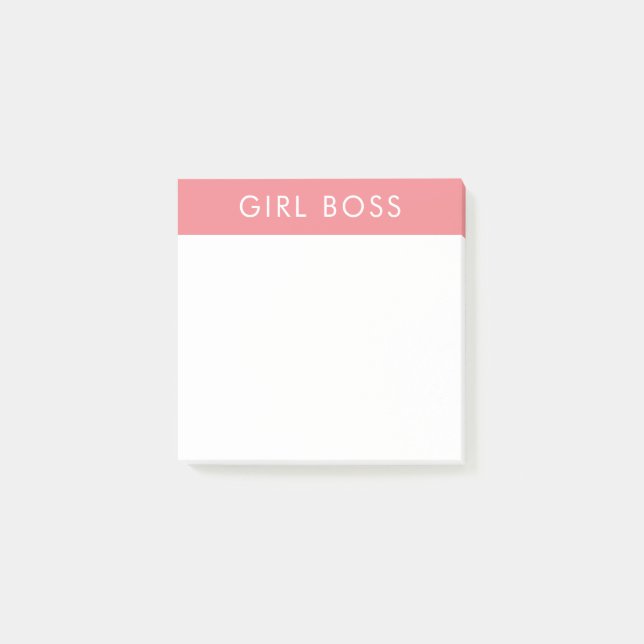 GIRL BOSS POST-IT KLEBEZETTEL (Vorderseite)