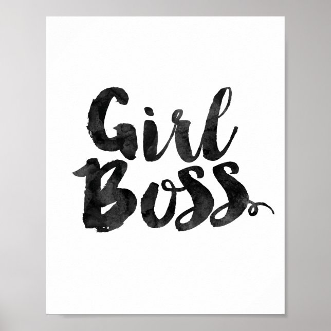 Girl Boss Poster (Vorne)