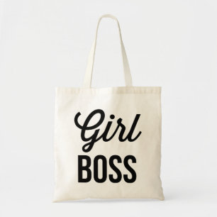 GIRL BOSS   Retro-Typografie-Tasse Tragetasche