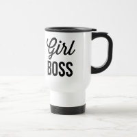GIRL BOSS | Retro Typografy Travel Mug