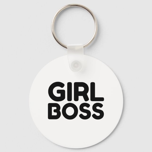 GIRL BOSS SCHLÜSSELANHÄNGER (Vorderseite)