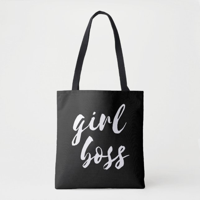 Girl Boss schwarze Tasche (Vorderseite)
