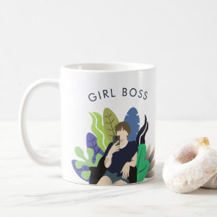 Girl Boss Selfie Kaffeetasse