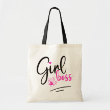 Girl Boss Stilvolle Skriptherzen Pink Black
