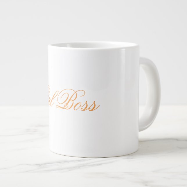 Girl-Boss-Tasse Jumbo-Tasse (Vorderseite Rechts)