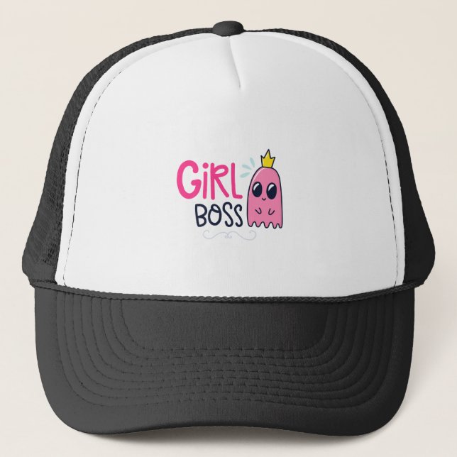 Girl Boss Truckerkappe (Vorderseite)
