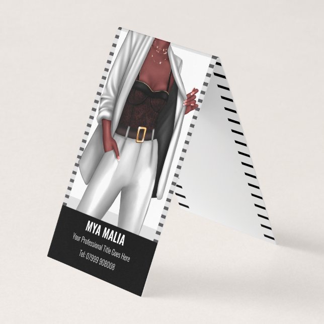 Girl-Boss-Visitenkarte Visitenkarten (Vorderseite)