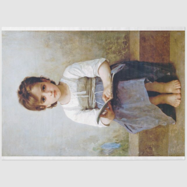 Girl, Bouguereau Seidenpapier (Vorderseite)