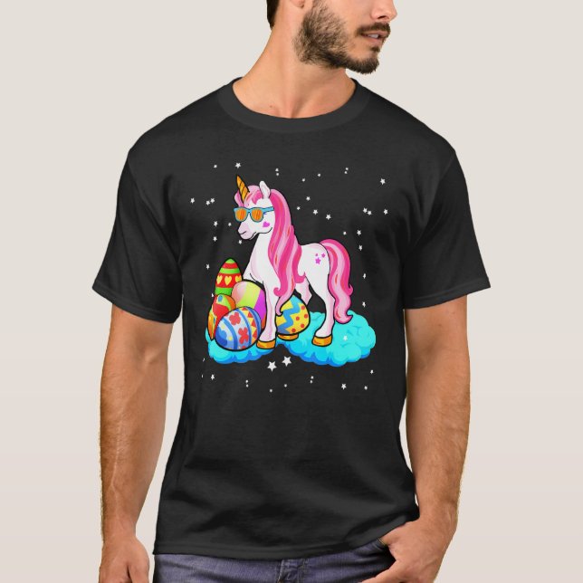 Girl Bunnicorn Einhorn T-Shirt (Vorderseite)