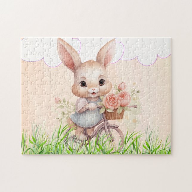 Girl Bunny Puzzle (Horizontal)