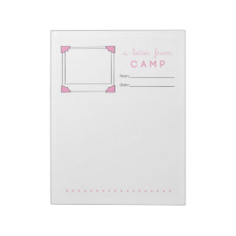 Girl Camp Stationery Camp Letter Notizblock