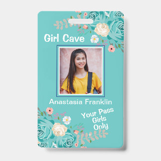 Girl Cave Fun Child Pass Foto Persönliche Identifi Ausweis
