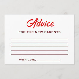 Girl Cherry auf Top Baby Dusche Red Coquette Bow Hinweiskarte