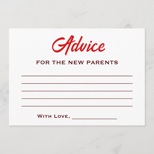 Girl Cherry auf Top Baby Dusche Red Coquette Bow Hinweiskarte (Vorderseite)