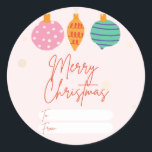 Girl Christmas-Geschenksticker Runder Aufkleber<br><div class="desc">Verwandeln Sie Ihre Urlaubsgeschenke mit diesem bezaubernden Weihnachtsaufkleber für Mädchen. Dieser Aufkleber, der mit kalkfarbenen Pastellfarben, Konfetti-Akzenten und einem niedlichen Urlaubsmotiv gestaltet wurde, verleiht jedem Geschenk eine Touch von Eleganz und Charme. Ideal für Freunde, Töchter oder Schwestern, macht es Ihr Geschenk unter dem Weihnachtsbaum auffällig. Die Klebefläche des Aufklebers sorgt...</div>