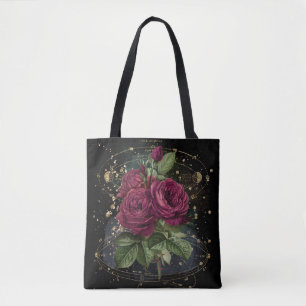 Girl-Collage - rote Rosen