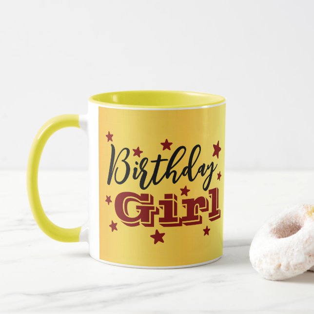 Girl Combo Tasse für besondere Feiern (Mit Donut)