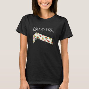 Girl Cornhole für Spieler Niedlich Cornhole Boar T-Shirt