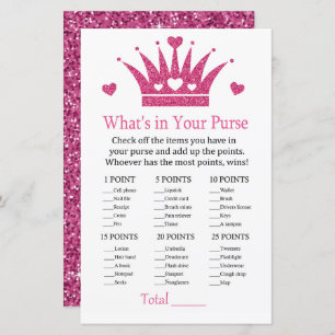 Girl Crown Was ist in deinem Handyspiel Babydusche