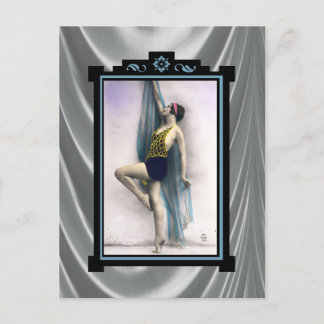 Girl Dancer anzeigen Postkarte