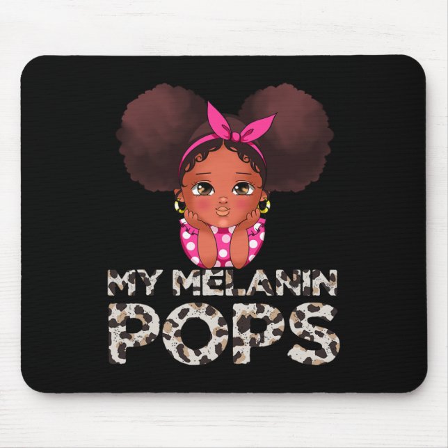 Girl Daughter Niece Child Sister Black History Mon Mousepad (Vorne)