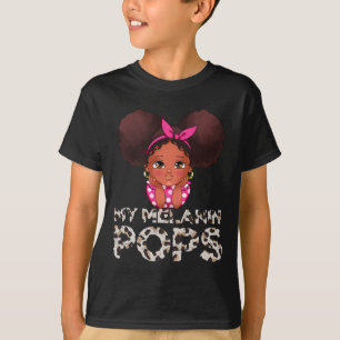 Girl Daughter Niece Child Sister Black History Mon T-Shirt