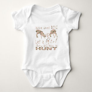 GIRL DEER HUNTER BABY STRAMPLER