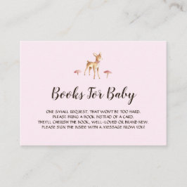 Girl-Dei mit Pilzen Buchanfrage Begleitkarte