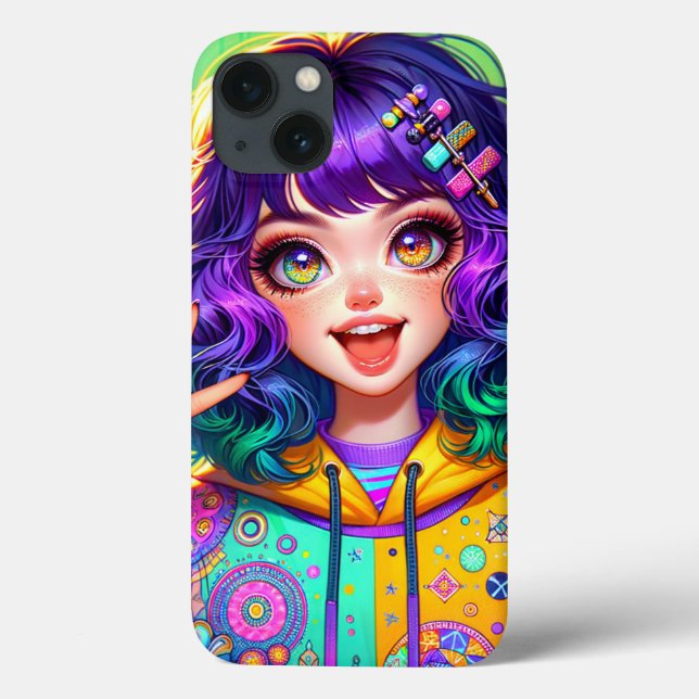 Girl Design Case-Mate iPhone Hülle (Rückseite)