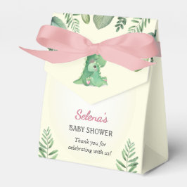 Girl Dinosaur Kinderdusche Sprinkle Geschenktasche Geschenkschachtel