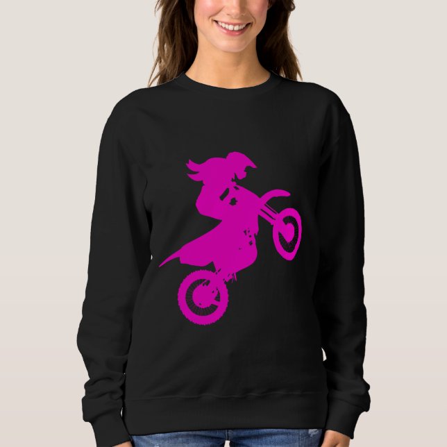 Girl Dirt Bike Sweatshirt (Vorderseite)