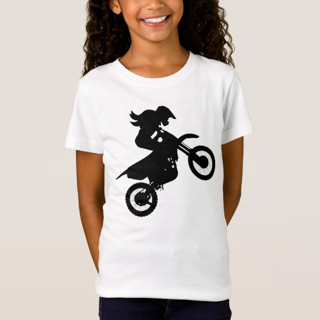 Girl Dirt Bike T-Shirt (Vorderseite)