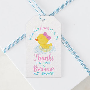 Girl Duck von unserer Dusche bis zur Kinderdusche Geschenkanhänger
