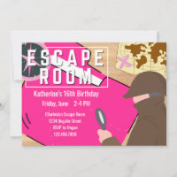 Girl Escape Room Party Steampunk Mystery Birthday