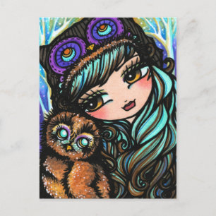 Girl Fairy Fantasy Postcard von Hannah Lynn Postkarte