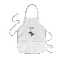 Girl Fairy mit gelben Flügeln Kindertasche Schürze